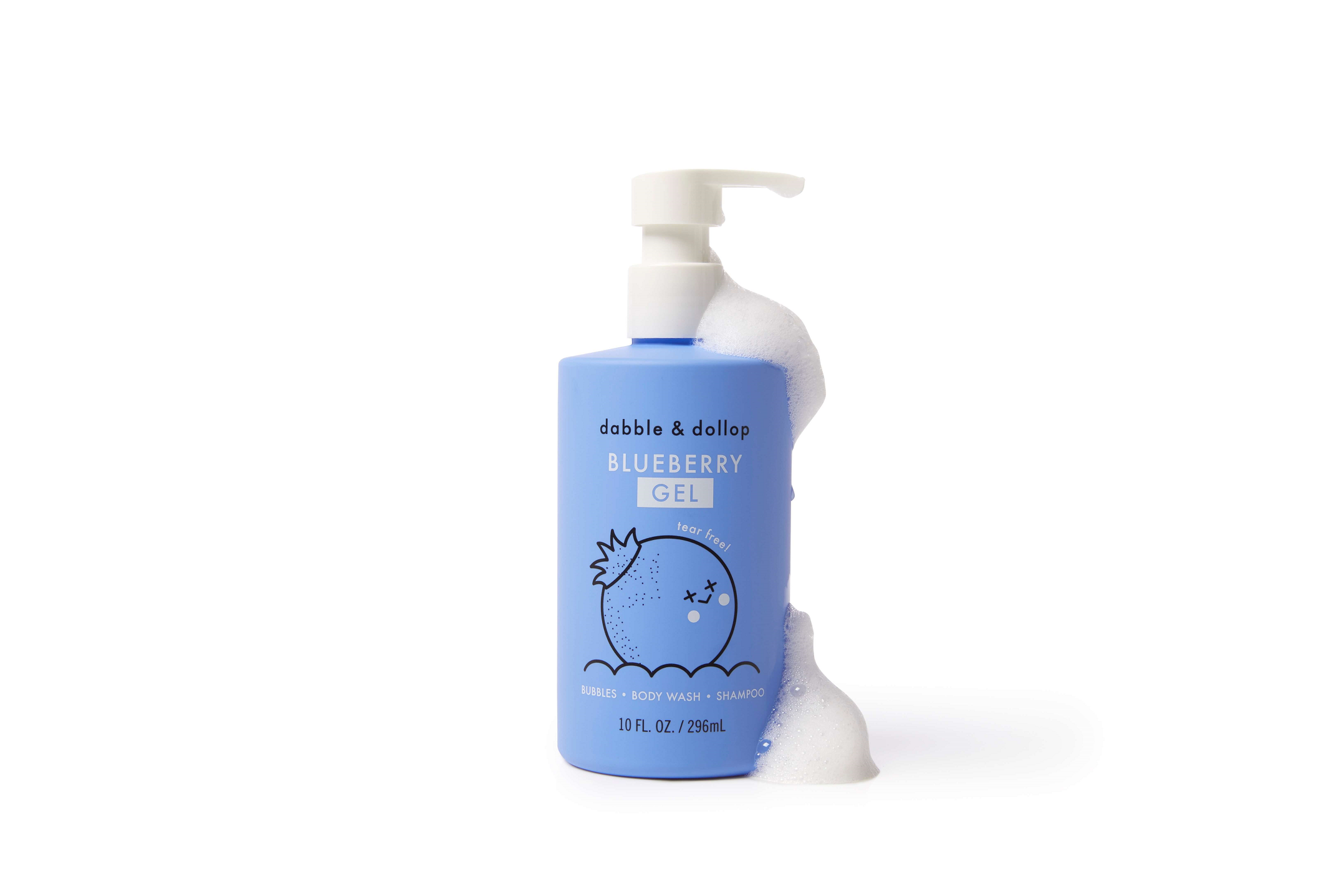 Dabble & Dollop® - Wholesale Body Wash/Shower Gel - Kids & Baby - All-Natural Blueberry Shampoo, Body Wash & Bubbles2