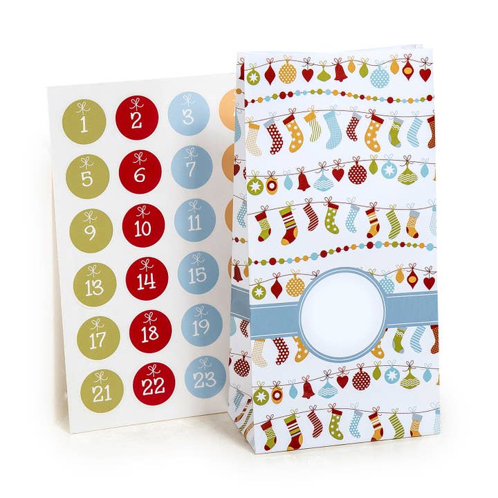 Nicholas Surprise Advent Calendar Bags for wholesale by Pajoma