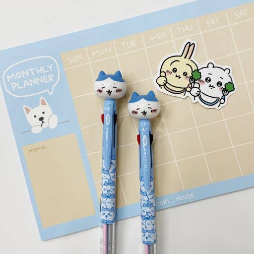 K-Wonderland – wholesale Pen – Chiikawa Character 3D Figure 3Colors Ballpoint Pen1