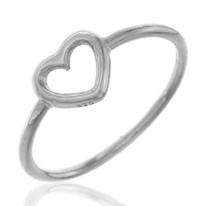 Anillo plata - plata rodiada - 16 para venta al por mayor de Buganto