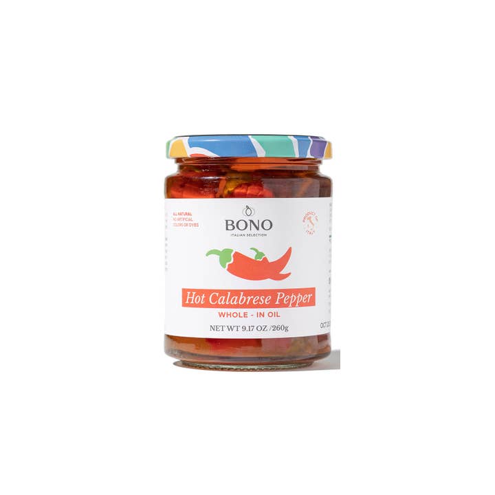 Bono USA Inc. - Wholesale Hot Sauce - Bono Hot Calabrese Peppers Whole