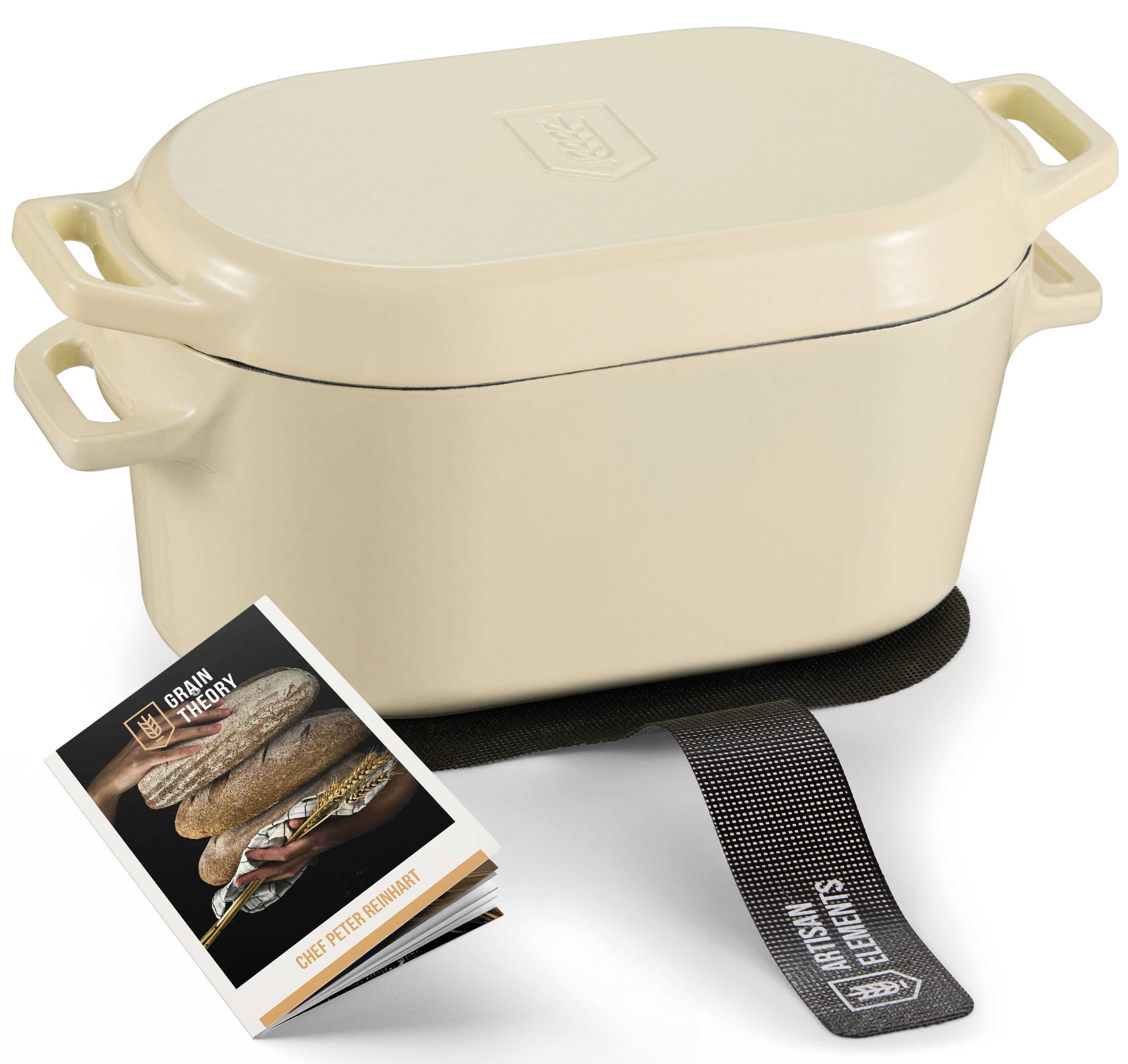 Kook - Wholesale Cooking Pot - Kook Dutch Oven with Lid, Enameled Cast Iron, 3.4 qt16