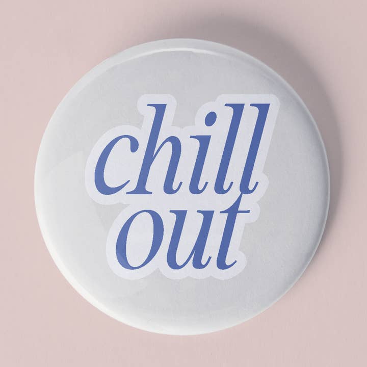 Chill Out Glas Magnet för wholesale av Ashley Frye Studio