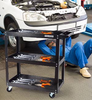 HOMYCASA DESIGN INC - Wholesale Free Standing Shelf - 3-Tier Tool Cart Assembled 30x14.2x30.3in 16lb11