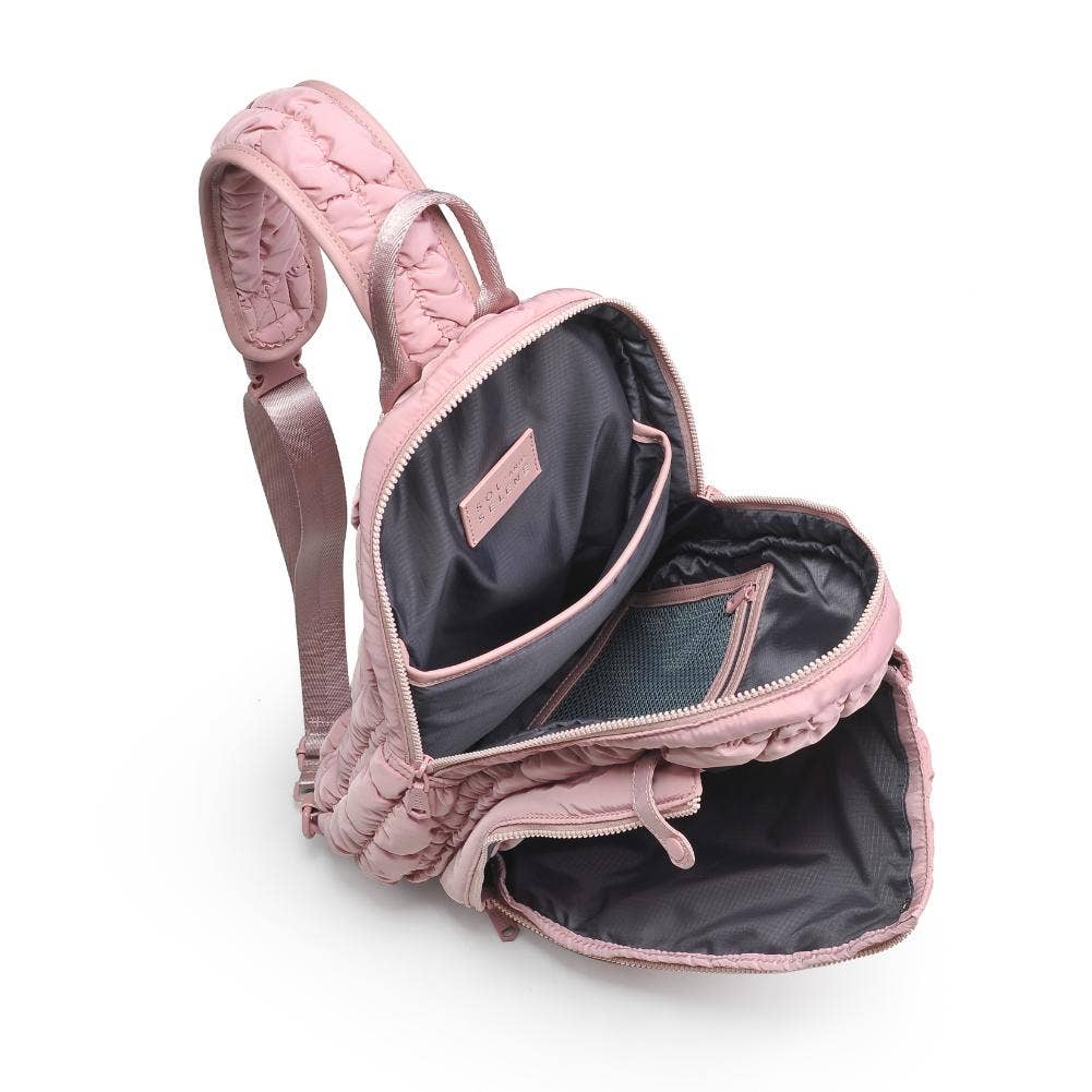 Sol and Selene - Wholesale Crossbody Bag - Women's - Match Point - Quilted Puffer Pickleball-Paddle Tennis Sling38