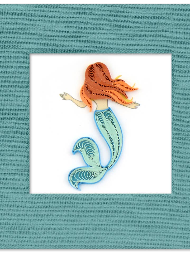 Mermaid Sticky Note Pad Cover for wholesale by Quilling Card