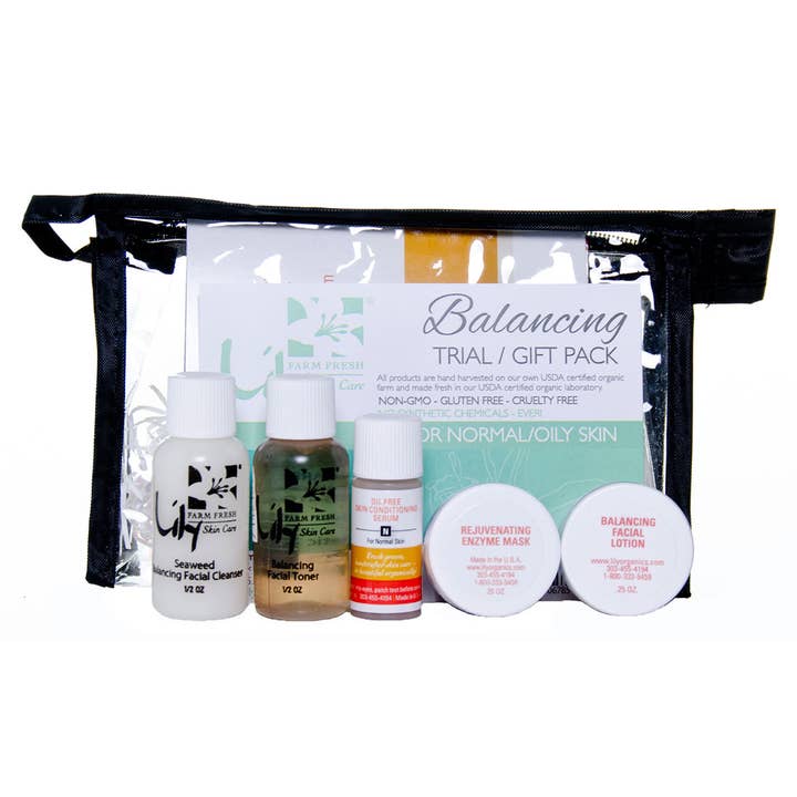 Normal Trial Pack for wholesale by Lily Farm Fresh Skin Care