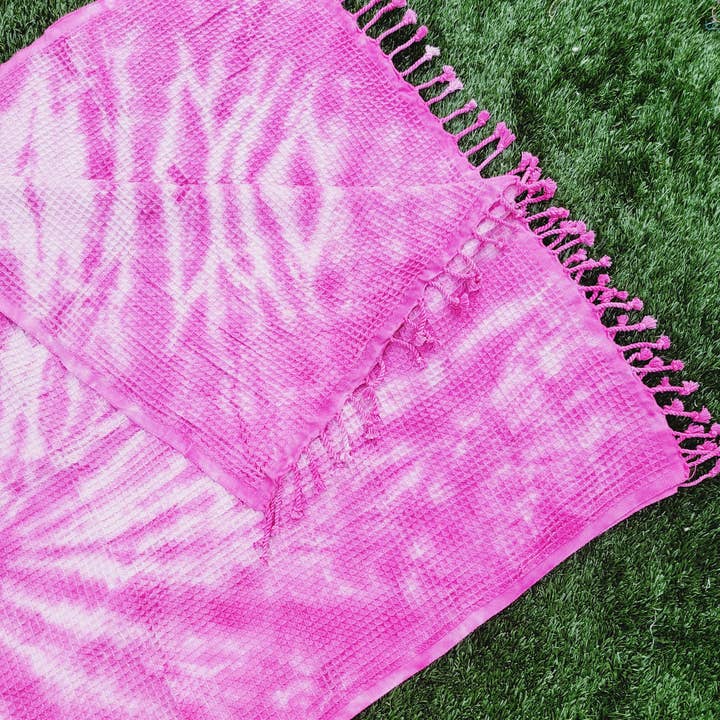 EBRU Home – wholesale Throw blanket – 4 WAFFLE THROW/ Blanket , Assorted Tie-Dye Waffle Towel17