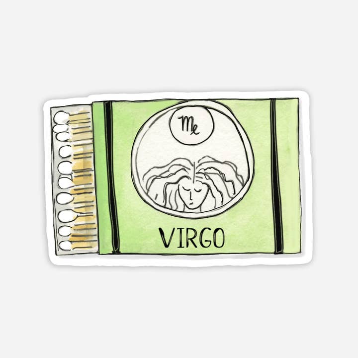 emmy+olly - Wholesale Sticker - Sticker - Virgo Match Book Zodiac Sticker