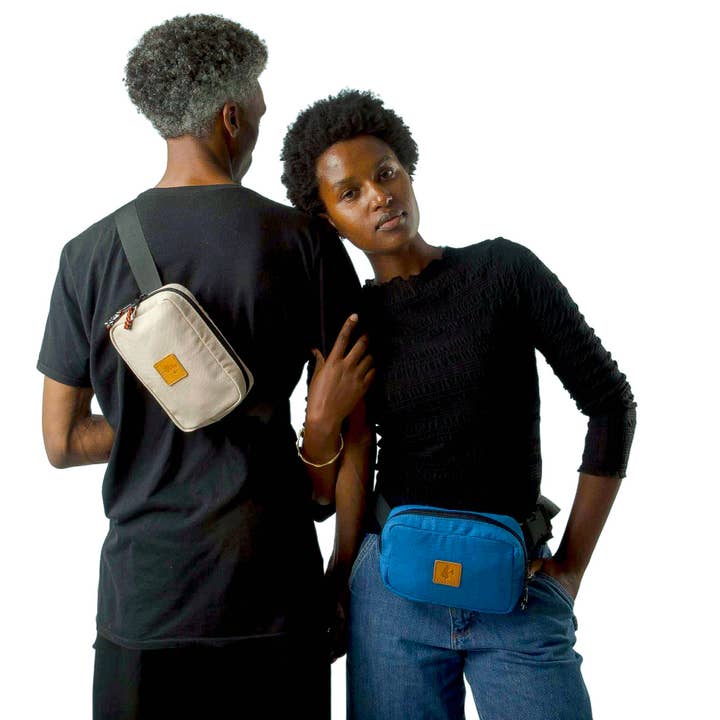 Ecodunia - Wholesale Belt Bag - Unisex - Canvas Crossbody Belt Bag Pouch, The Everywhere Belt Bag 1L13