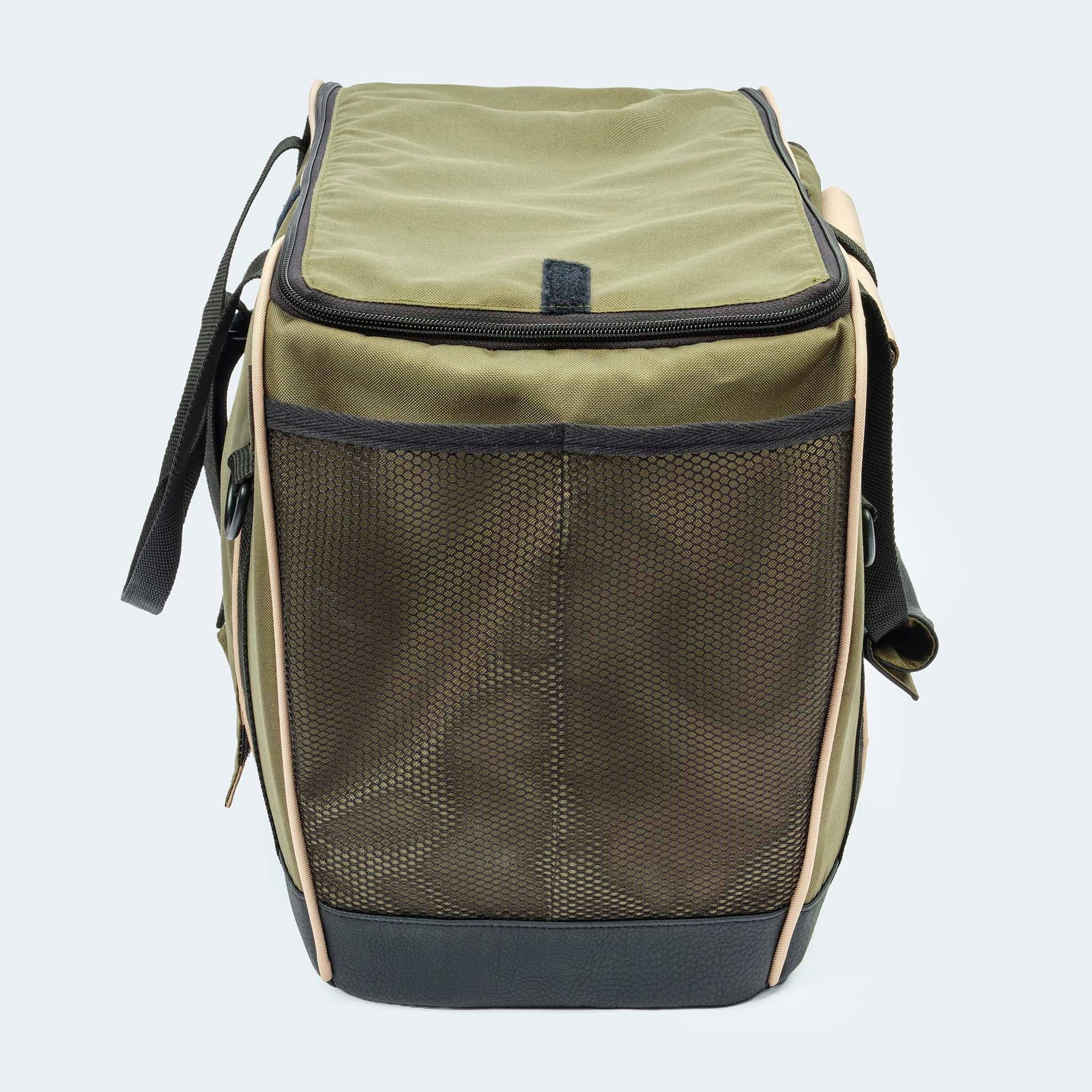 ​​Leopold's Finest for dogs - Wholesale Pet Carrier - Dog - Bicycle bag for dogs olive12