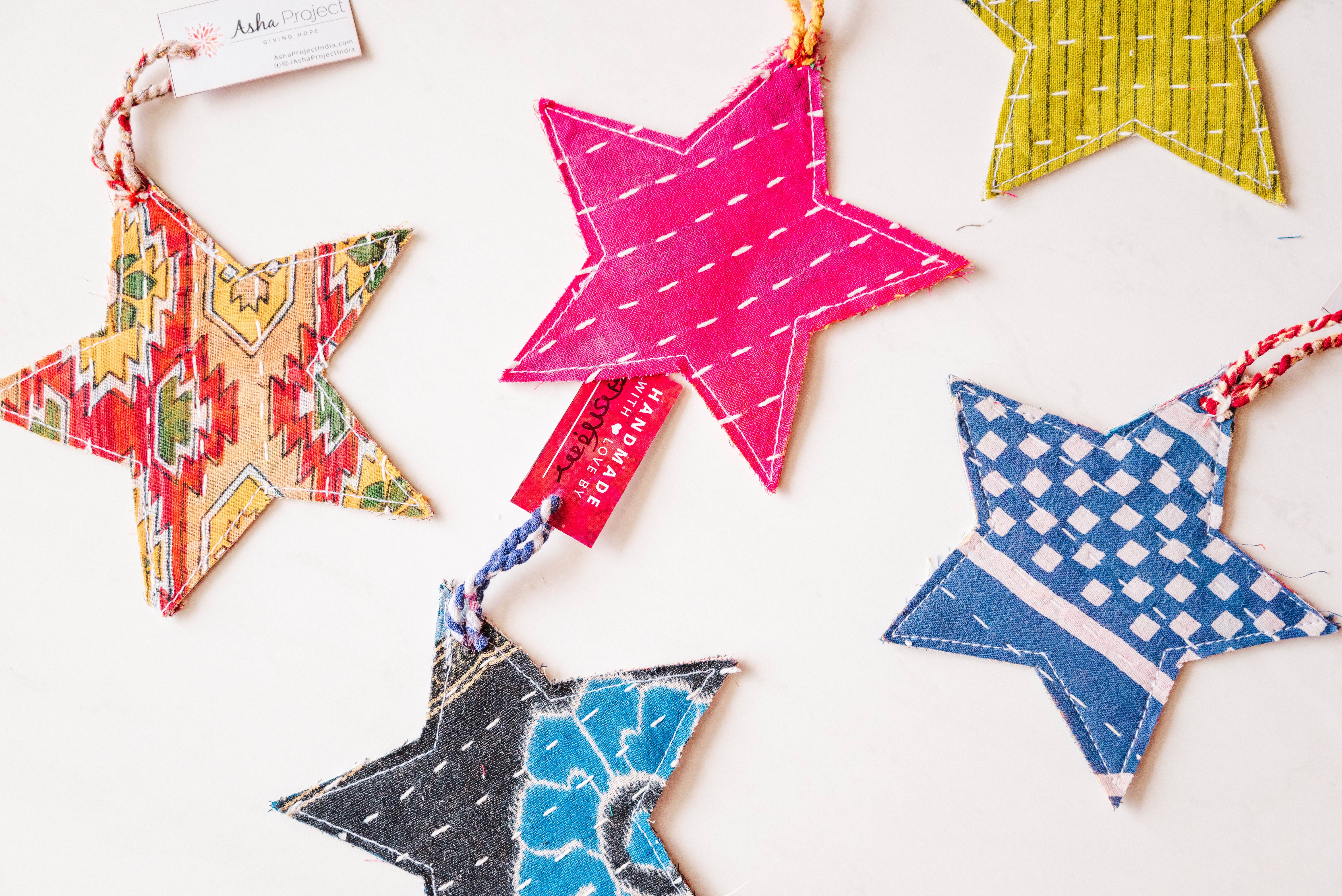 Asha Project - Wholesale Ornament - Kantha Christmas Ornaments | Star5