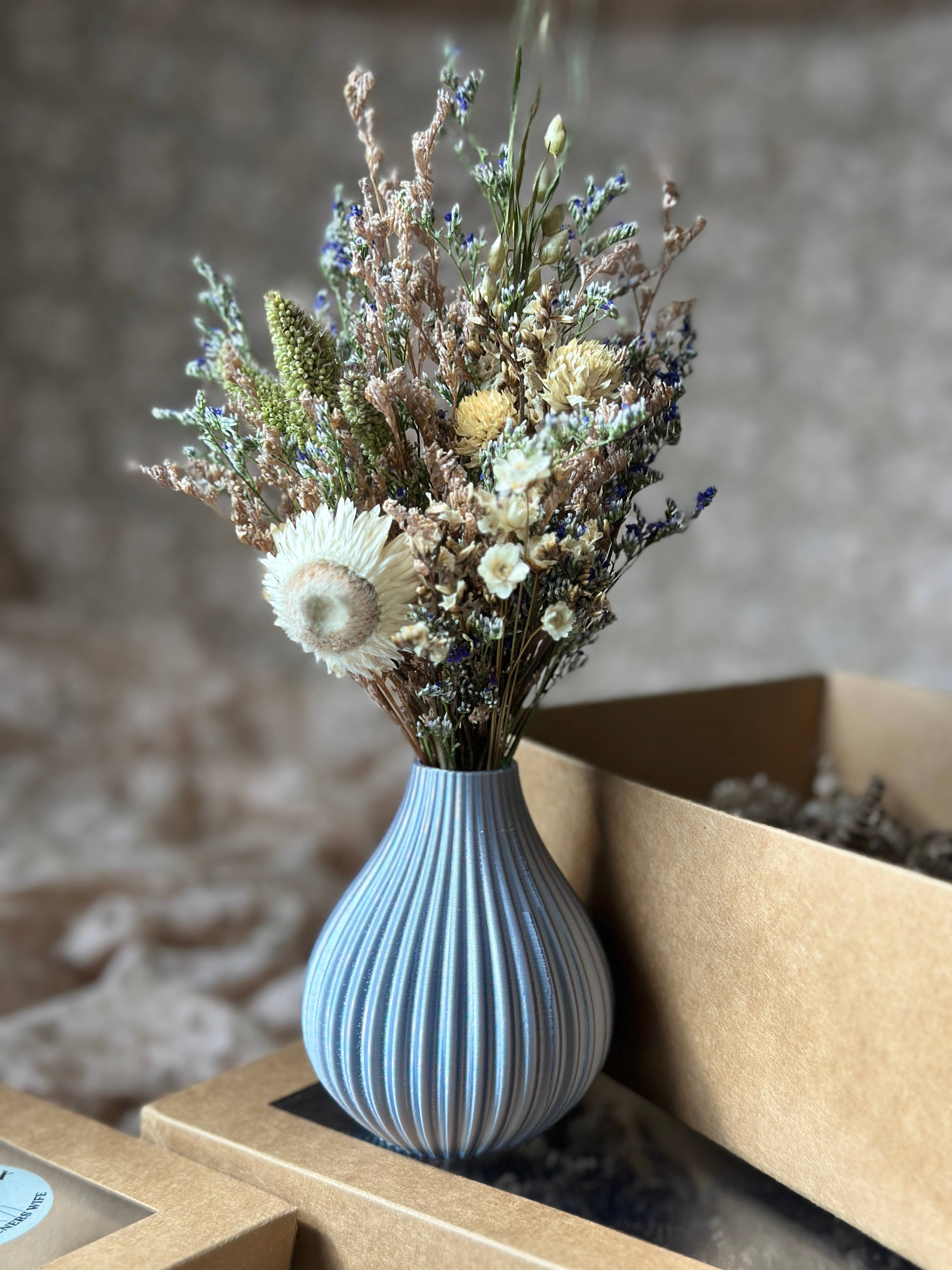 The Gardeners Wife - Wholesale Vase -  Bouquet in a Box — Dried Floral Bouquet + Vase Gift Set 37