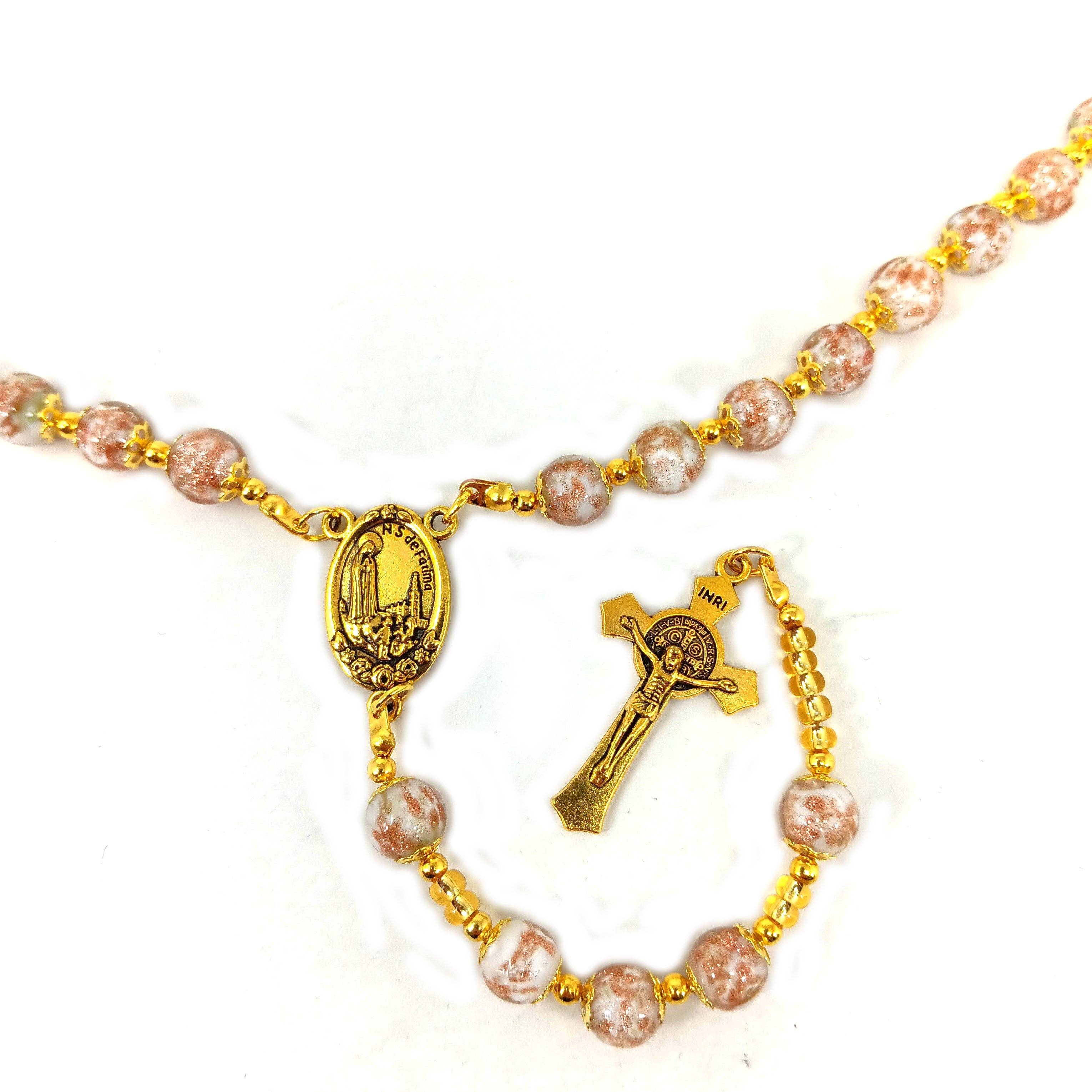 ALBATROS S.R.L. - Wholesale Beaded/Pearl Necklace - MURANO glass bead ROSARY fashion gift idea elegant jewelry0