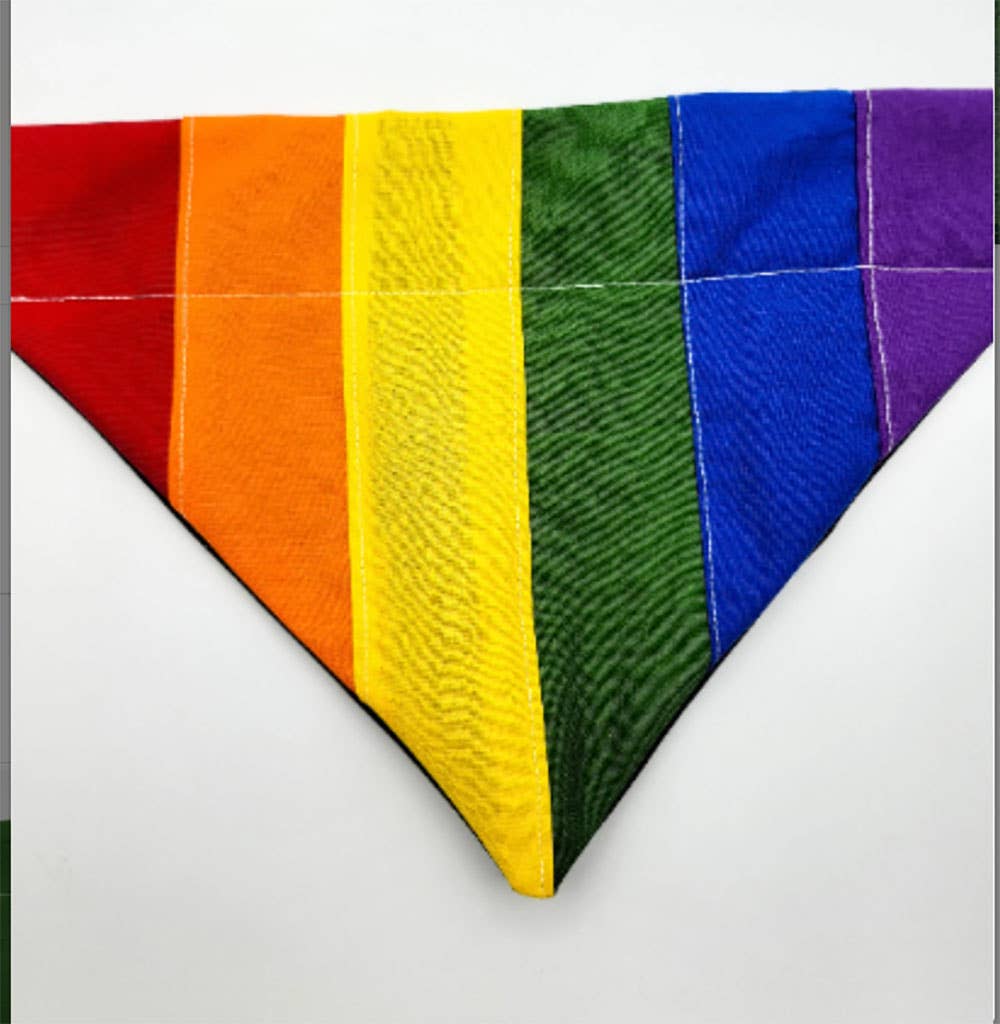 Top Rocks Doggie Wear - Venta al por mayor Bandana - Perros - Bandana sobre el cuello Rainbow Pride0