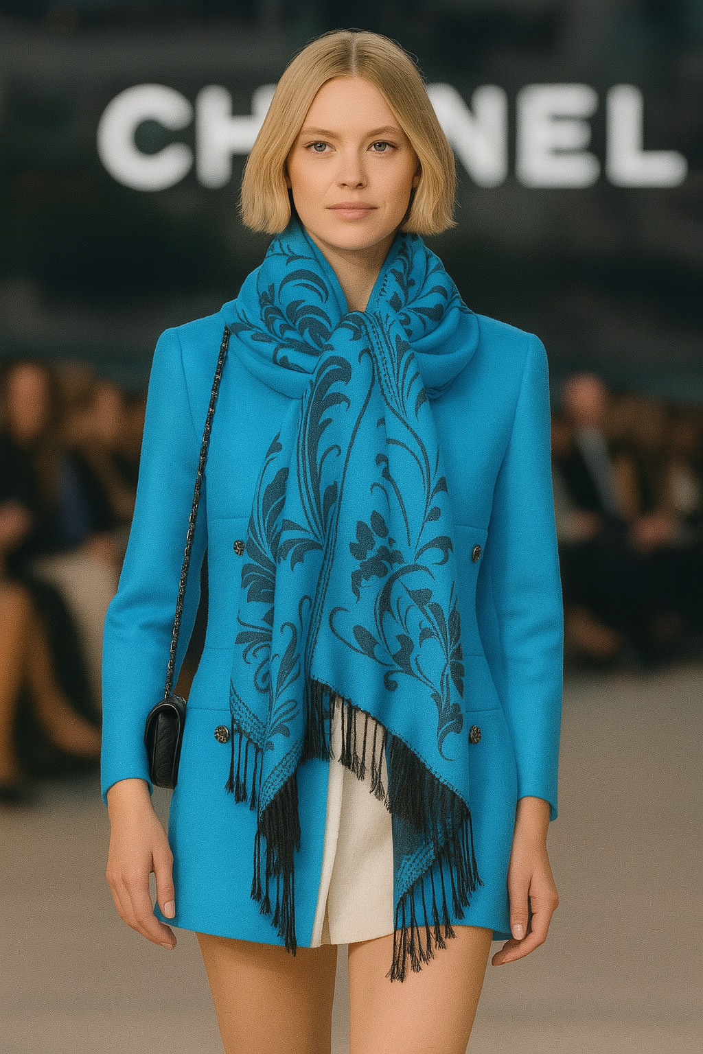 Original USA - Wholesale Scarf - Women's - Floral Pashmina33