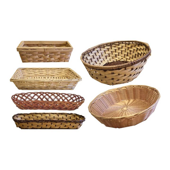 Merchandise Unlimited - Wholesale Basket - Wicker Baskets for Storage, Gifts, or Home Decor