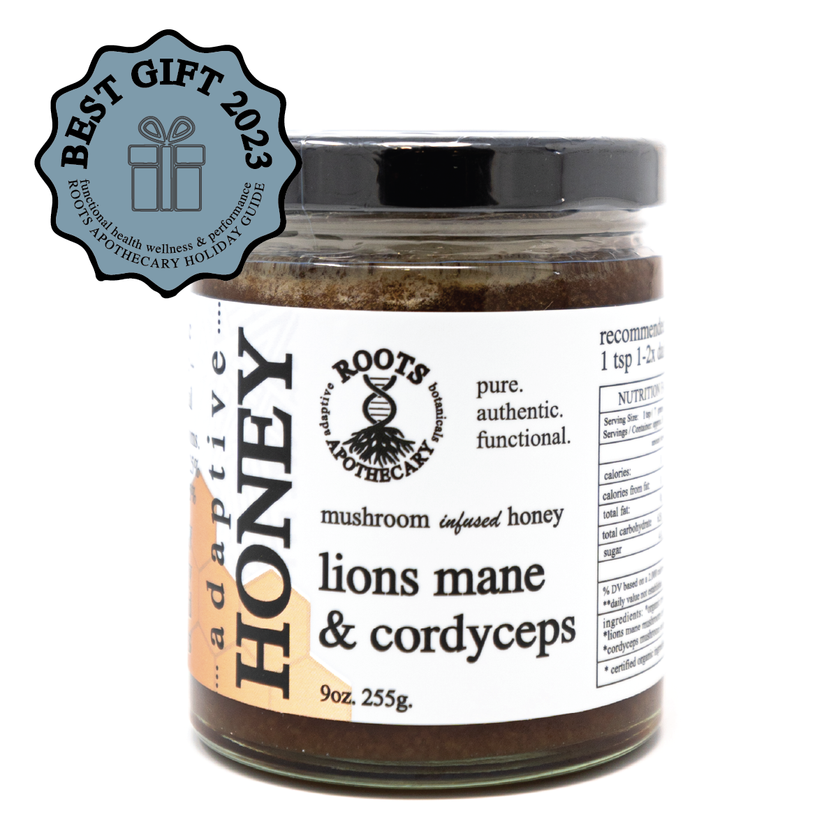 Roots Apothecary - Wholesale Honey - adaptive honey. lion's mane & cordyceps1