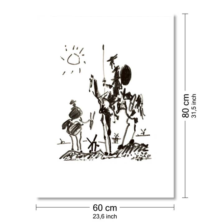Close Up GmbH - Wholesale Art Print - Don Quixote Art Print Pablo Picasso3