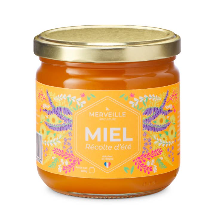 Honey “Summer Harvest” 500 g for wholesale by Merveille Apiculture