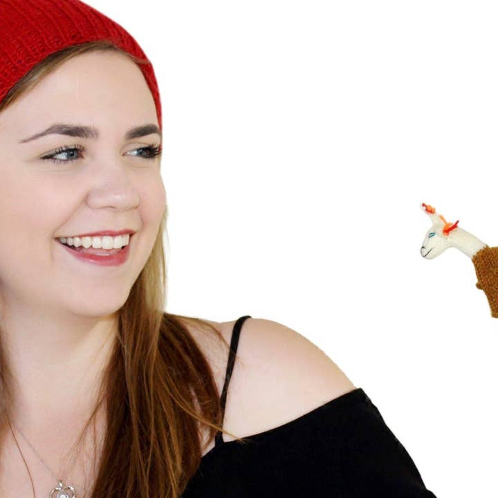 Alpaca Finger Puppets for wholesale by Choice Alpaca Products
