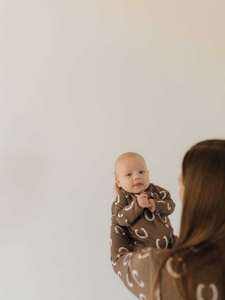 Forever French Baby - Venta al por mayor Pijama - Bebé - Pijama de cremallera de bambú | Giddy Up18