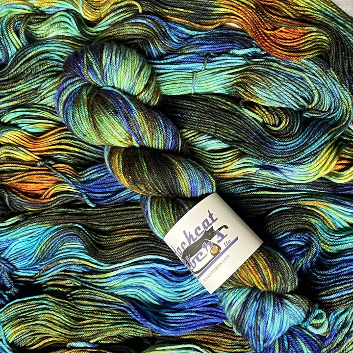 Black Cat Fibers - Wholesale Yarn - Labradorite- Essential DK0