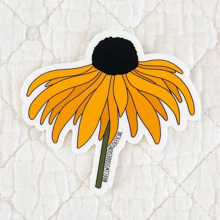 Dellwood Designs - Wholesale Sticker - Black Eyed Susan Sticker0