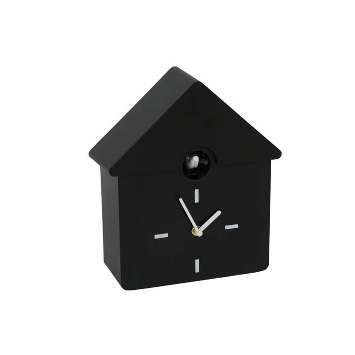 Housevitamin bv - Wholesale Wall Clock - Clock- Wall Clock Cuckoo- Black - 24x27x9cm5