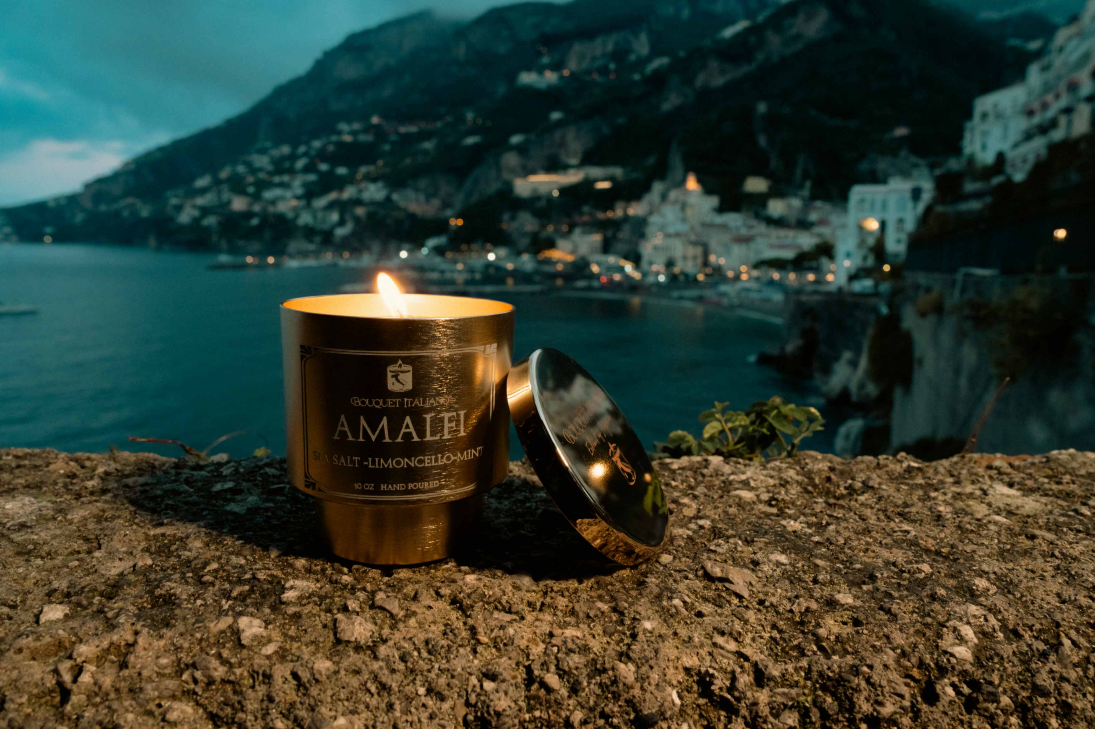 BouquetItaliano – wholesale Jar/filled candle – Amalfi Luxury Scented Candle – Italian Coastal Inspired8