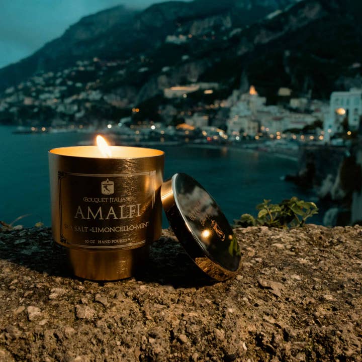BouquetItaliano – wholesale Jar/filled candle – Amalfi Luxury Scented Candle – Italian Coastal Inspired8