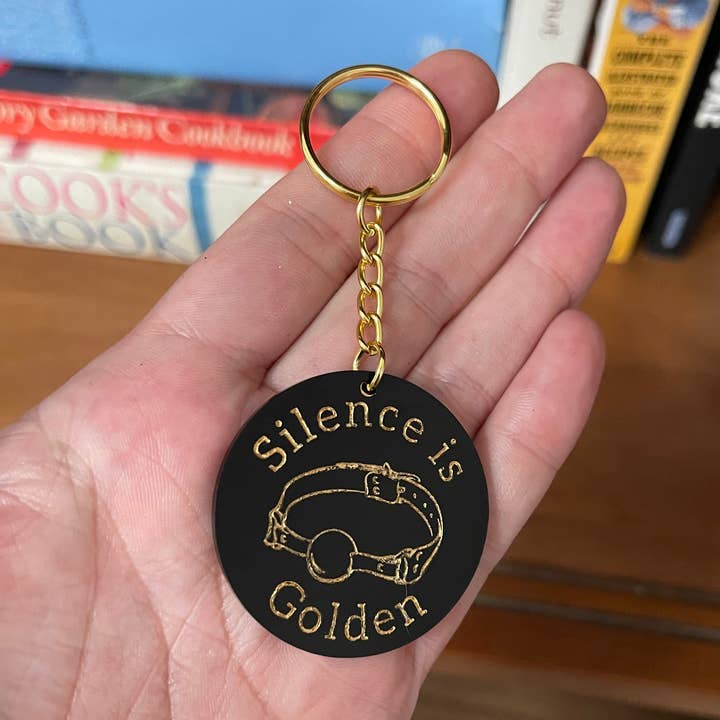 Llavero Silence is Golden Ball para venta al por mayor de Restrained Grace