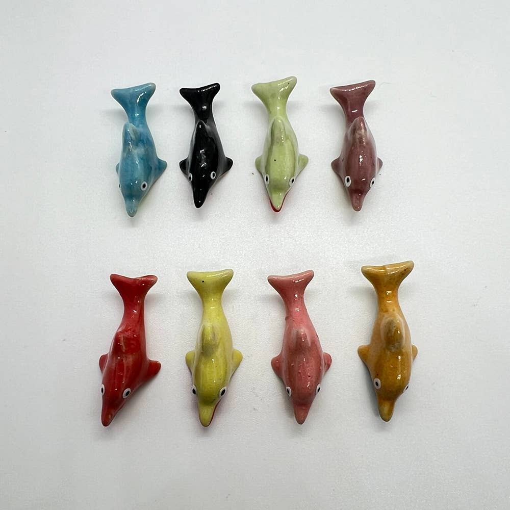 VIE - Wholesale Decorative Figurine - Mini Ceramic Figurine, Assorted Colour, Approx. 2cm246