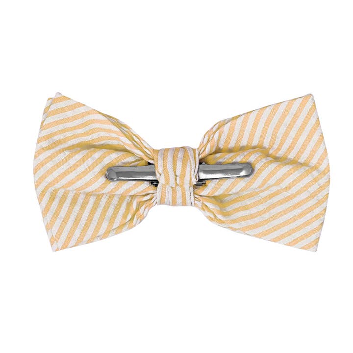 Jacob Alexander - Wholesale Bow Tie - Men’s - Men's Seersucker Striped Bow Tie54
