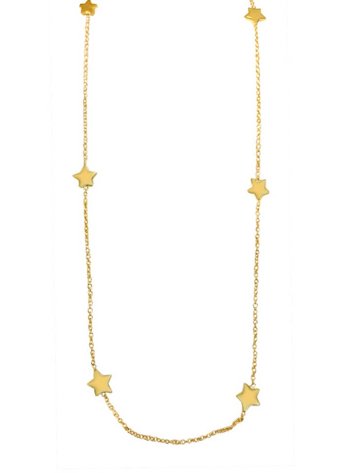 Starry Night Necklace - 18K gold vermeil or sterling - N250 for wholesale by Treisi