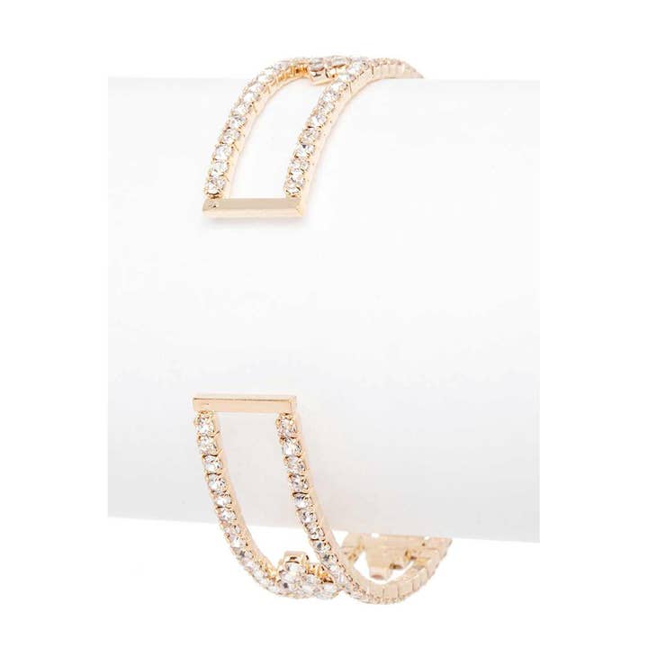 Artini Accessories - Wholesale Cuff Bracelet - Rhinestone Designed Open Cuff2