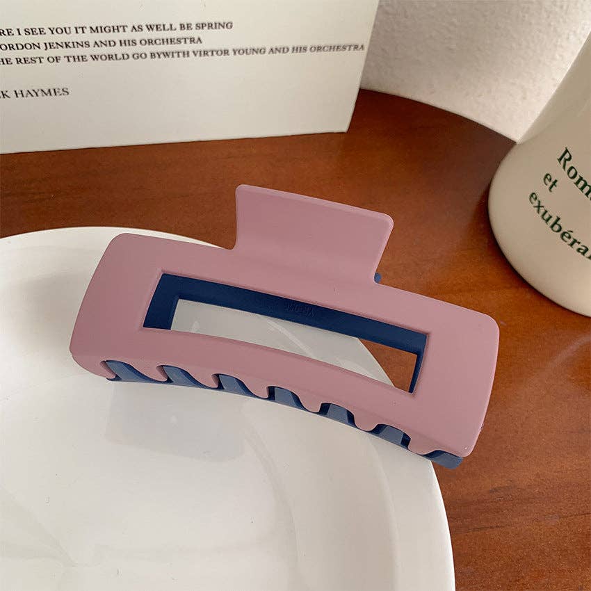 AK Brand – Großhandel Haarclip – Damen – Zweifarbige Jumbo-Acryl-Haarklammer2