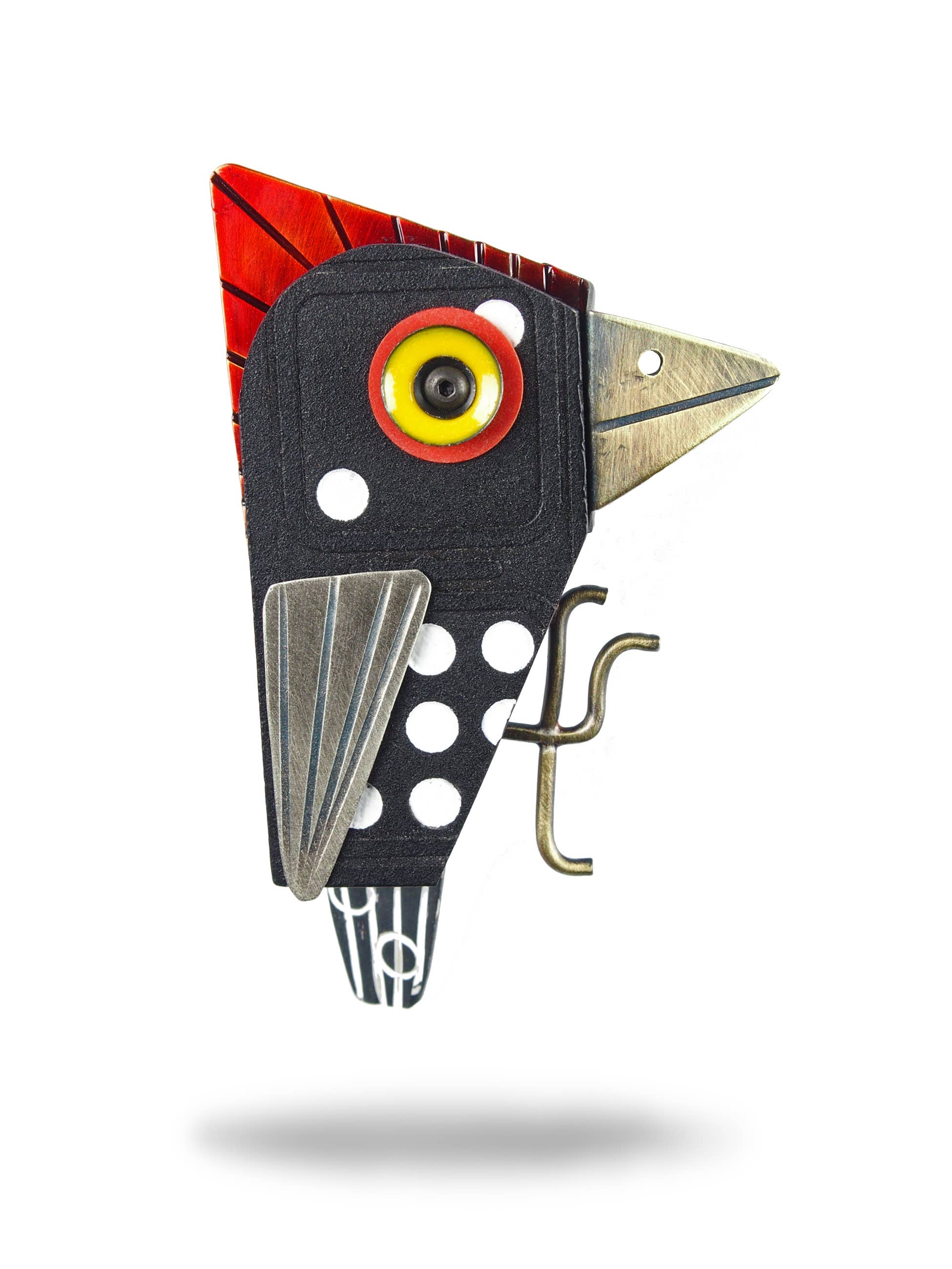 Chickenscratch - Wholesale Brooch - Spotted Woodpecker Pin