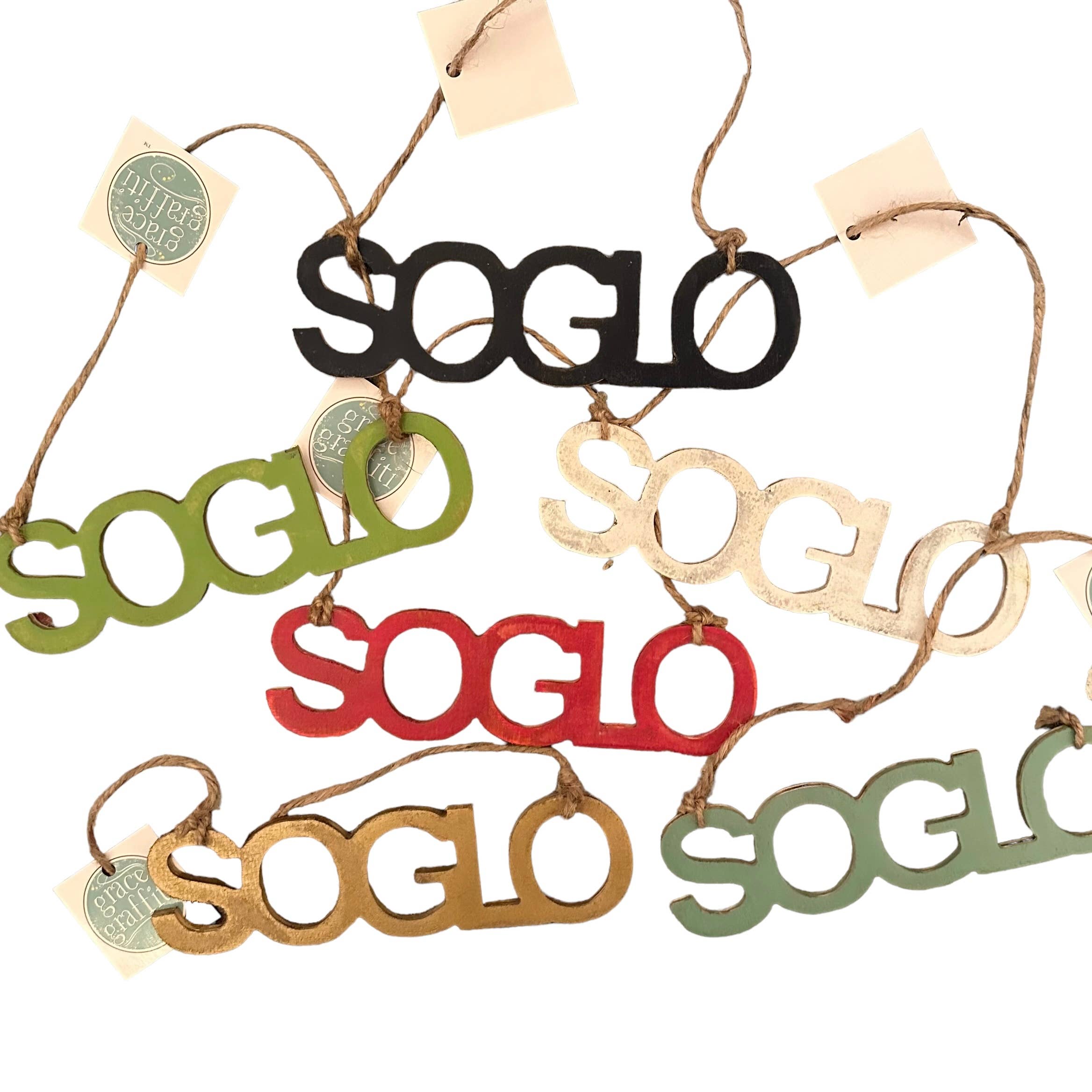 Grace Graffiti - Wholesale Ornament - Custom Text Wooden Ornament7