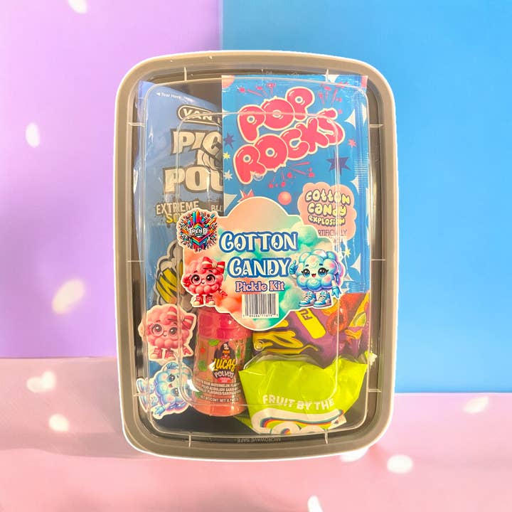 Trend Zone - Wholesale Hard Candy - Cotton Candy Pickle Kit