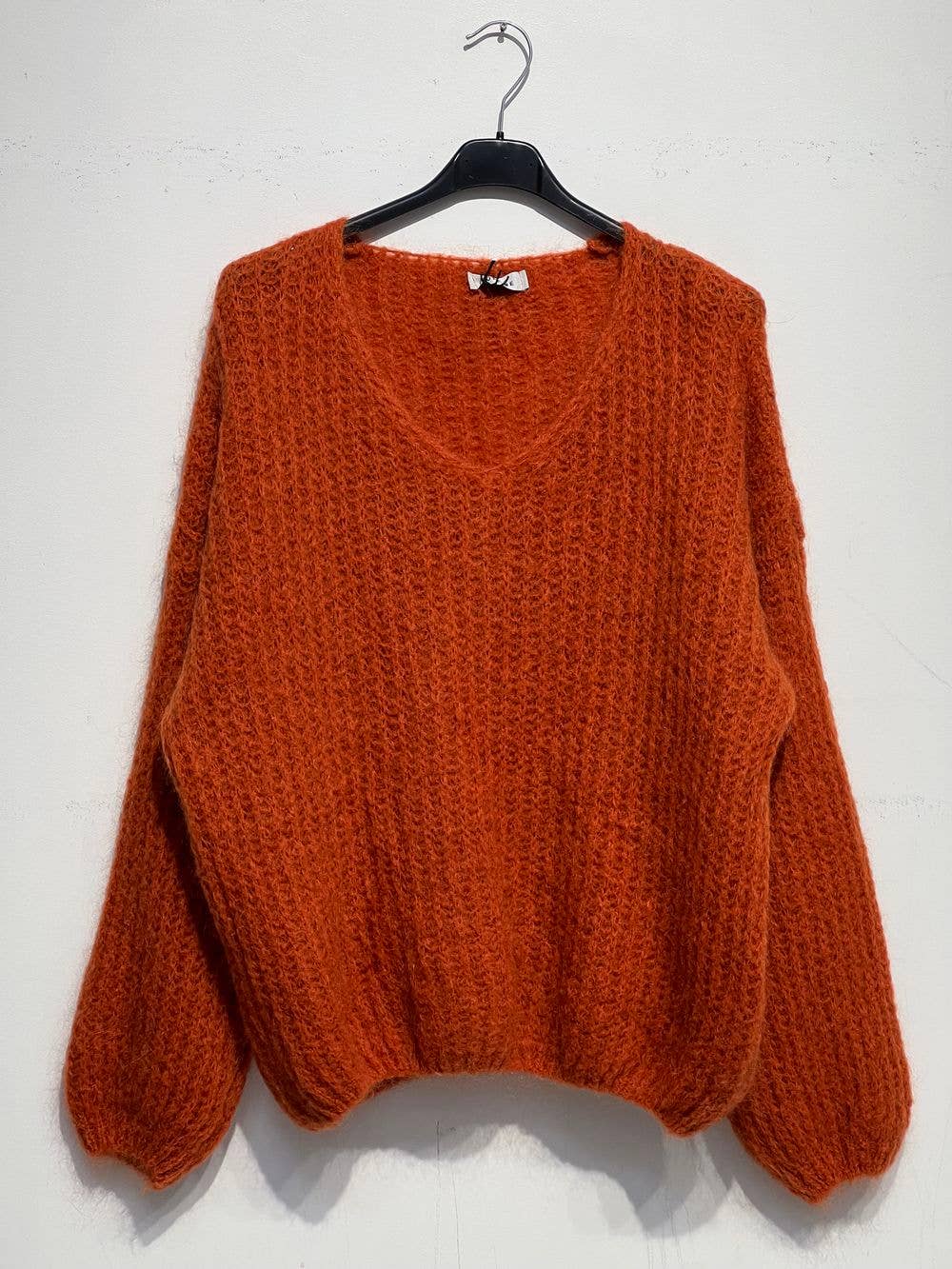 NOELINE - Wholesale Gebreide trui - Kinderen - Oversized trui van 40% kinder mohair0