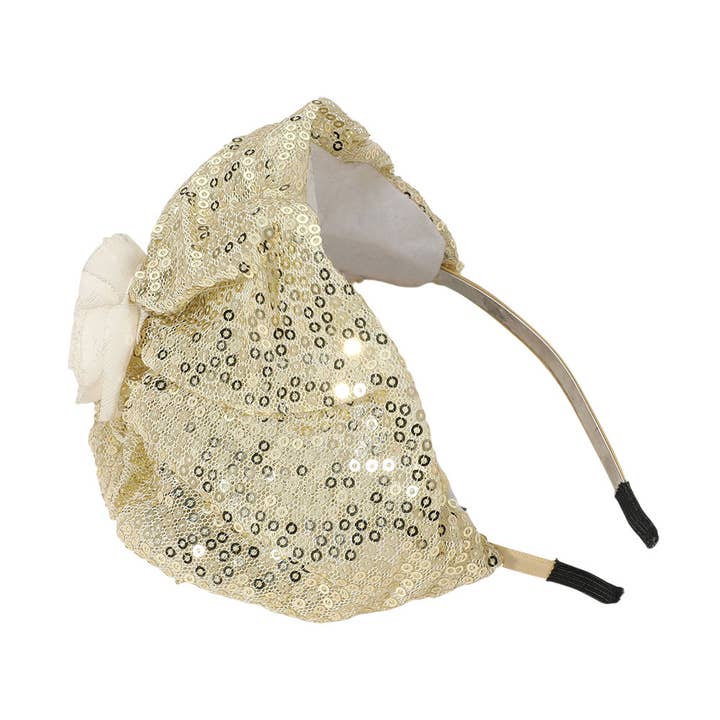 Sensibling Corp. - Wholesale Fashion Headband - Women's - Sequin Flower Headband5