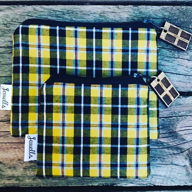 Jewells - Wholesale Coin Purse - Women's - Large Coin Purse Pouch Cornish Tartan - small or large check