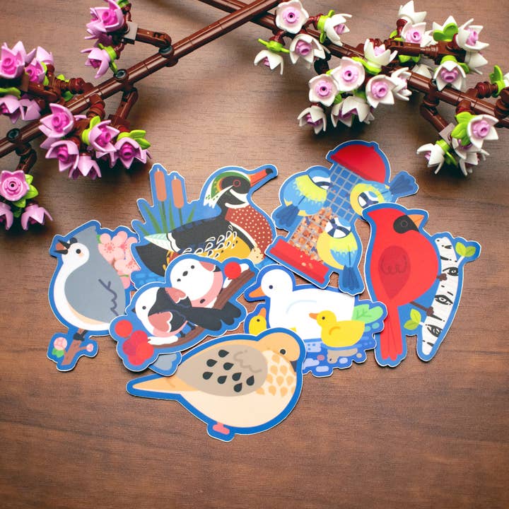 Laura Illustrates - Wholesale Phone & Laptop Stickers - Mourning Dove Vinyl Sticker | Waterproof Bird Vinyl Sticker2