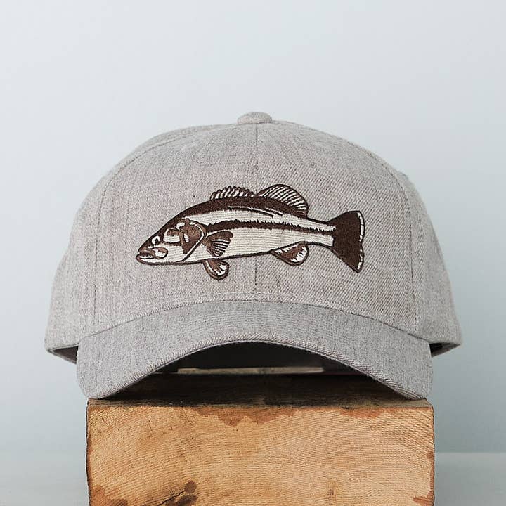 Parche de pez bajo, gorra camionera melange con cierre trasero a presión para venta al por mayor de Vital Industries