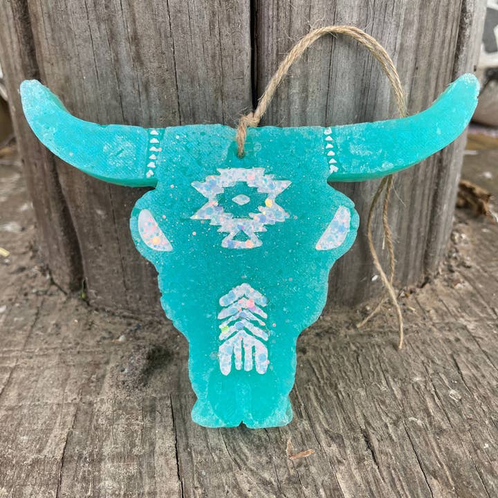 Blue Skull Freshie for engroshandel hos Soft and Scent Haven Shop LLC