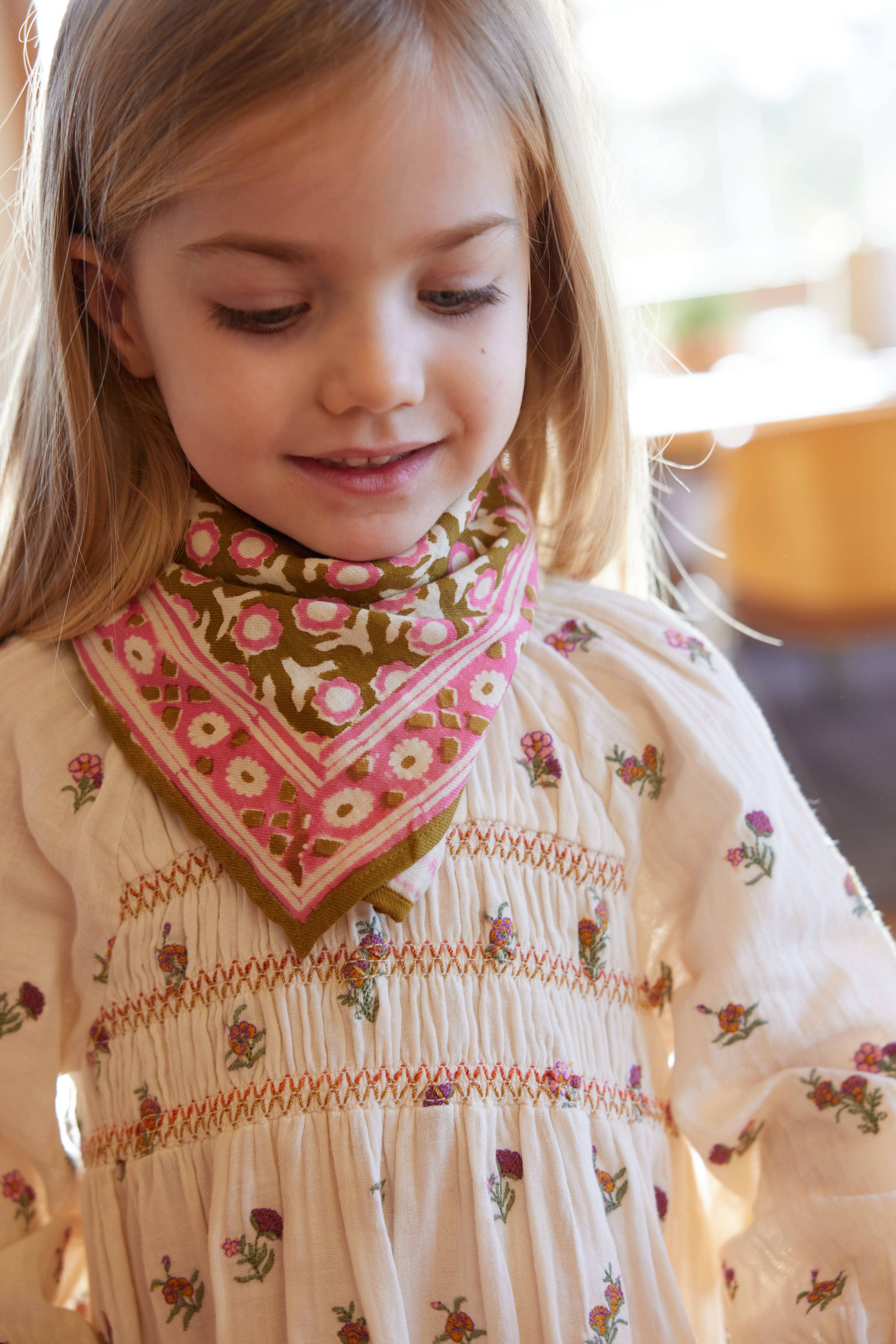 Bonheur du Jour – Großhandel Kleid – Kinder – Kleid Poeme - Ecru / Rosée6