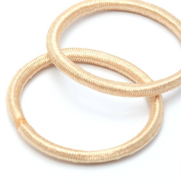 Inca UK - Vendita all'ingrosso Elastico per capelli - Elastici piccoli, biondi, in cartoncino da 12, 2 mm di spessore2