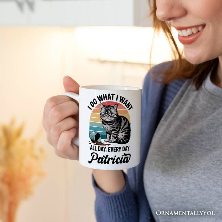 OrnamentallyYou - Wholesale Coffee mug - I Do What I Want Cat Gift Mug4