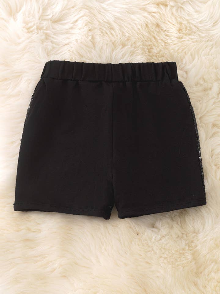 Kids Charm Online - Wholesale Shorts - Kids - Girl front sequins shorts. Available in 3 colors. Sol4
